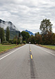 [Scenic byway] - North Cascades Scenic Byway, fog, Washington, highway